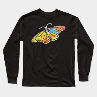 Cool butterfly colored t-shirt Long Sleeve T-Shirt